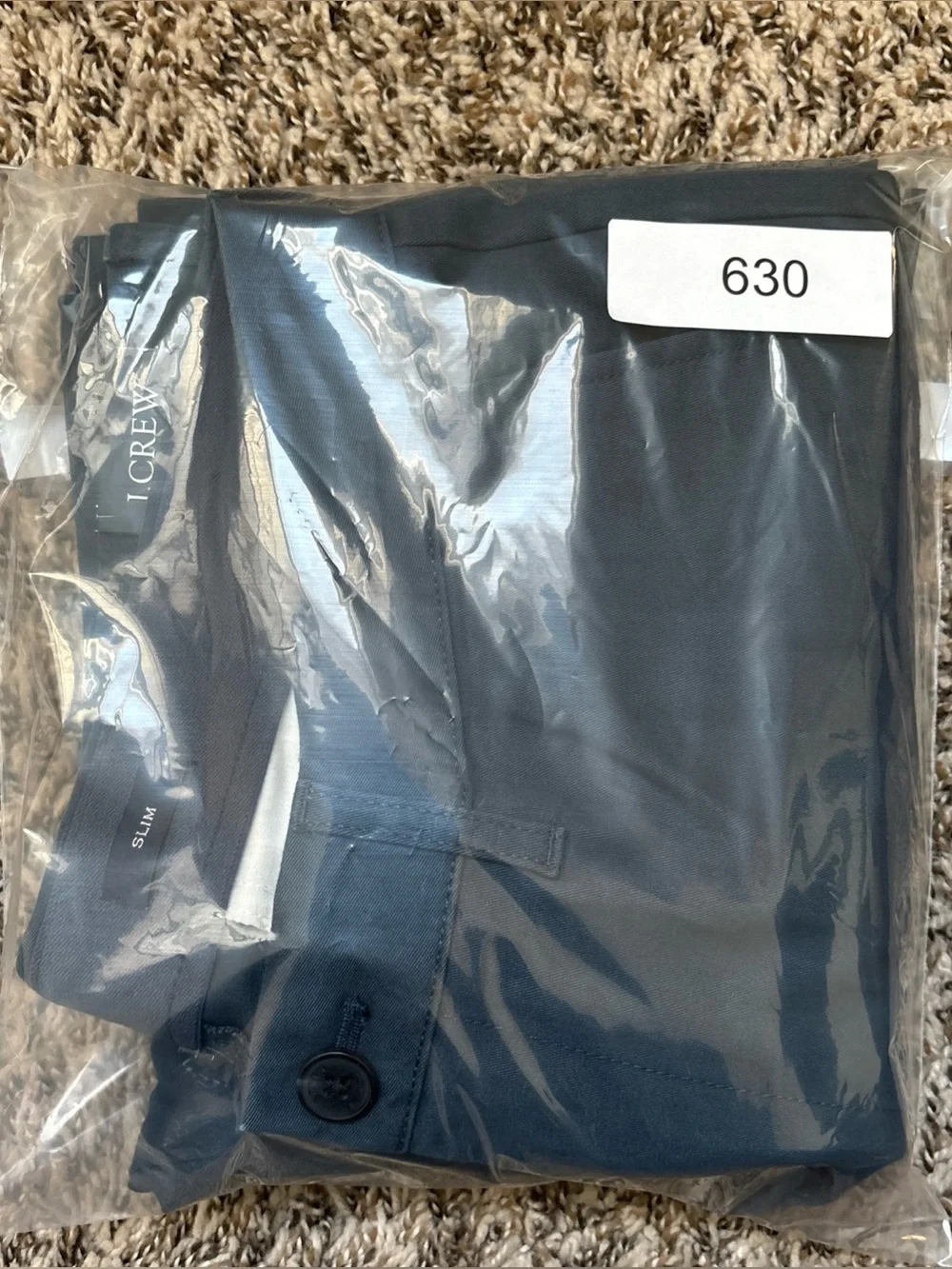 J. Crew Men's Chinos in Slate Blue